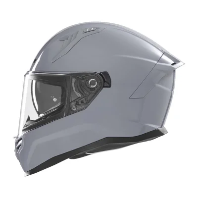 Kask integralny N401 Solid szary połysk S z blendą - NOX Kask integralny N401 Solid szary połysk S z blendą - NOX