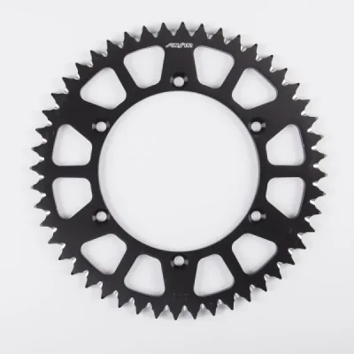 Zębatka tylna 489 52 aluminium (ergal) czarna pasuje do Kawasaki KX 125 '83-07, KX 250 '82-10 łańcuch 520 - SUNSTAR