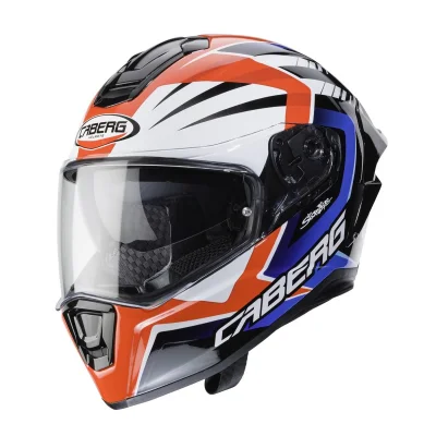 Kask integralny Drift Evo MR55 czerwony/niebieski/biały XL z blendą pinlock ciemny wizjer - Caberg Kask integralny Drift Evo MR55 czerwony/niebieski/biały XL z blendą pinlock ciemny wizjer - Caberg