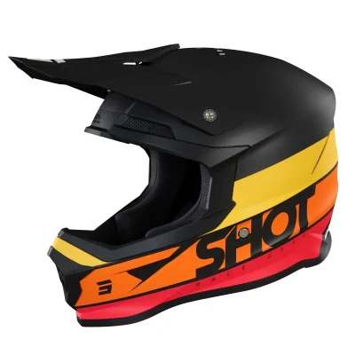 Kask cross/enduro Moto Furious Story orange matt/czarny L - Shot Racing Kask cross/enduro Moto Furious Story orange matt/czarny L - Shot Racing