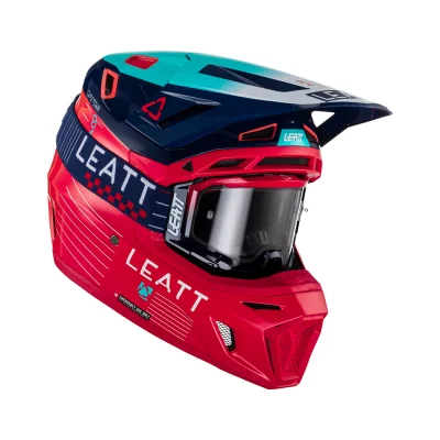 Kask cross/enduro Moto 8.5 V23 czerwony/granatowy/niebieski XS (53-54 cm) - Leatt Kask cross/enduro Moto 8.5 V23 czerwony/granatowy/niebieski XS (53-54 cm) - Leatt