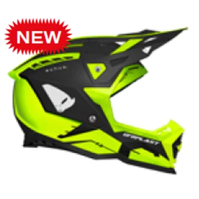 Kask cross/enduro Echus cross czarny/żółty fluo M ECE 22R06 - UFO Kask cross/enduro Echus cross czarny/żółty fluo M ECE 22R06 - UFO