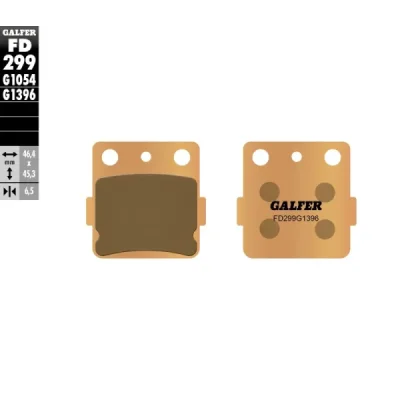 Klocki hamulcowe Galfer KH 84/3 (FD299G1396) Klocki hamulcowe Galfer KH 84/3 (FD299G1396)