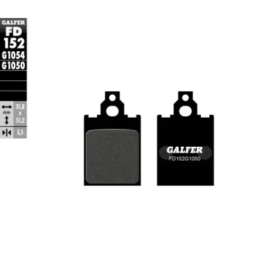 Klocki hamulcowe Galfer KH 186 (FD152G1050) Klocki hamulcowe Galfer KH 186 (FD152G1050)
