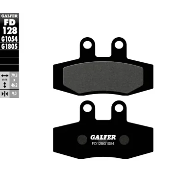 Klocki hamulcowe Galfer KH 132  (FD128G1054)
