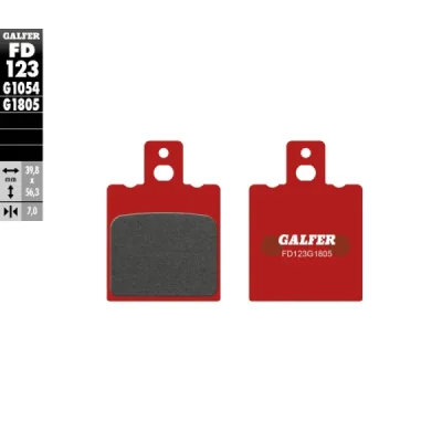 Klocki hamulcowe Galfer KH 47 (FD123G1805) Klocki hamulcowe Galfer KH 47 (FD123G1805)