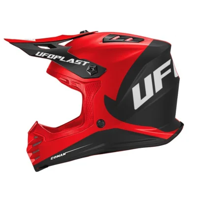 Kask cross Korey czerwony/czarny S ECE 22R06 - UFO Kask cross Korey czerwony/czarny S ECE 22R06 - UFO