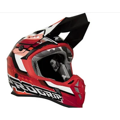 Kask cross/enduro PG3180 AP71 czerwono-biały XL - Progrip Kask cross/enduro PG3180 AP71 czerwono-biały XL - Progrip