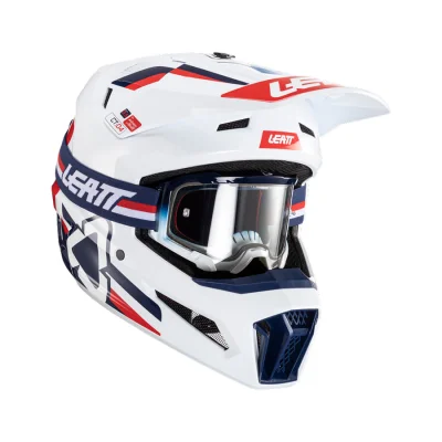 Kask cross/enduro Moto 3.5 V24 royal biały/granatowy/czerwony XL (61-62 cm) - Leatt Kask cross/enduro Moto 3.5 V24 royal biały/granatowy/czerwony XL (61-62 cm) - Leatt