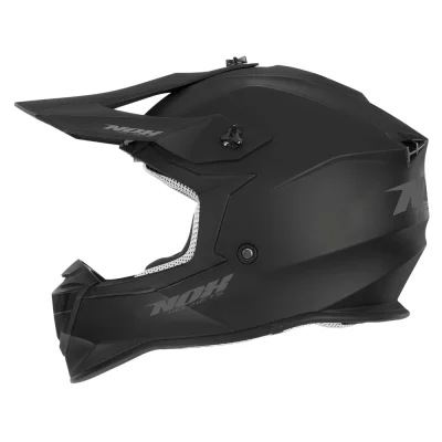 Kask cross/enduro N633 Solid czarny mat XXL zapięcie mikrometryczne - NOX Kask cross/enduro N633 Solid czarny mat XXL zapięcie mikrometryczne - NOX
