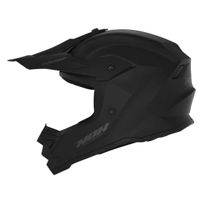 Kask cross/enduro N761 Solid czarny mat XL zapięcie mikrometryczne - NOX