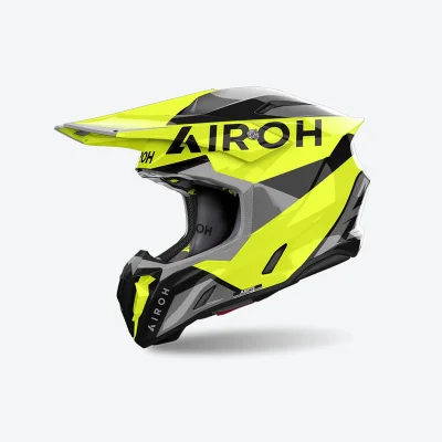 kask cross/enduro Twist 3 King szary/czarny/żółty fluo L - Airoh kask cross/enduro Twist 3 King szary/czarny/żółty fluo L - Airoh
