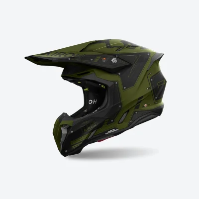 Kask cross/enduro Twist 3 Military matt zielony/czarny mat L - Airoh