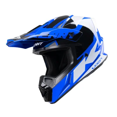 Kask cross/enduro Track blue niebieski/biały/czarny XL (61-62 cm) - Kenny Racing Kask cross/enduro Track blue niebieski/biały/czarny XL (61-62 cm) - Kenny Racing