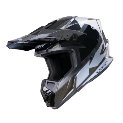Kask cross/enduro Track Black Diamond czarny/szary XL (61-62 cm) - Kenny Racing