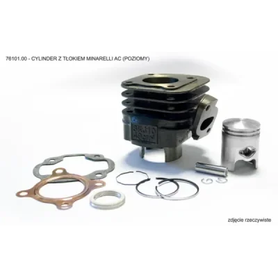 Cylinder z tłokiem Minarelli AC żeliwny 40mm poziomyOWE MARKI Cylinder z tłokiem Minarelli AC żeliwny 40mm poziomyOWE MARKI