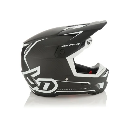 Kask cross/enduro ATR-3 Nova matte white czarny/biały S (55-56 cm) - 6D Helmets Kask cross/enduro ATR-3 Nova matte white czarny/biały S (55-56 cm) - 6D Helmets