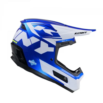 Kask cross/enduro Performance ERT Candy Blue niebieski/biały/czarny XXL (63-64 cm) - Kenny Racing