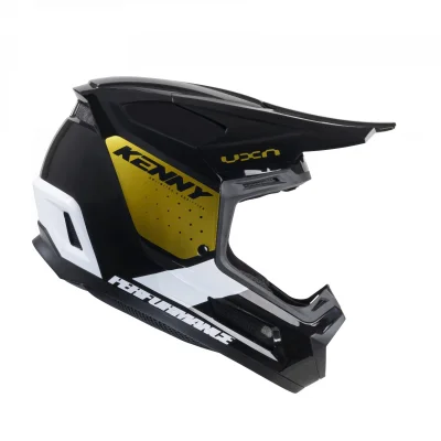 Kask cross/enduro Performance ERT Gold czarny/biały/złoty XL (61-62 cm) - Kenny Racing Kask cross/enduro Performance ERT Gold czarny/biały/złoty XL (61-62 cm) - Kenny Racing