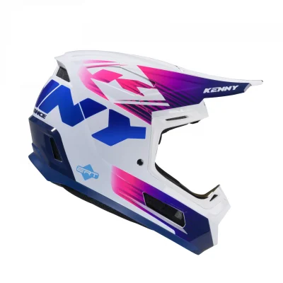 Kask cross/enduro Performance ERT Gradient niebieski/biały/różowy S (55-56 cm) - Kenny Racing