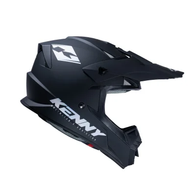 Kask cross/enduro Track Solid matt black holographic czarny/szary L (59-60 cm) - Kenny Racing