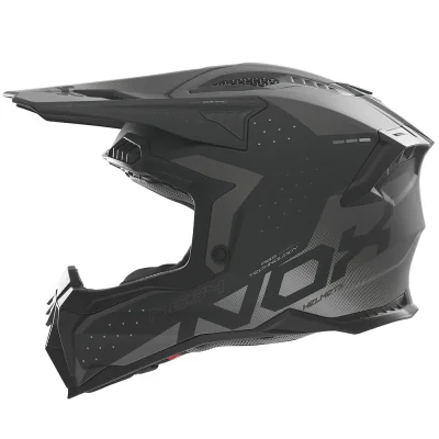 Kask cross/enduro N634 Gradient czarny/srebrny mat M - NOX Kask cross/enduro N634 Gradient czarny/srebrny mat M - NOX