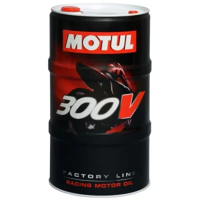 Olej silnikowy 4T 300V FL Road Racing 10W40 syntetyk 60L beczka - Motul