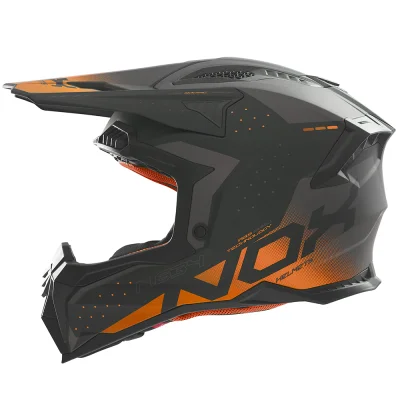 Kask cross/enduro N634 Gradient czarny mat/pomarańczowy neon XXL - NOX Kask cross/enduro N634 Gradient czarny mat/pomarańczowy neon XXL - NOX