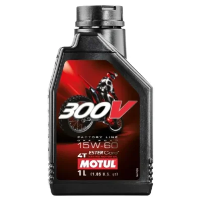 Olej silnikowy 4T 300V FL 15W60 syntetyk 1L off road - Motul
