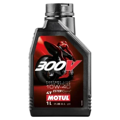 Olej silnikowy 300V 4T FL Road Racing 10W40 syntetyk 1L - Motul Olej silnikowy 300V 4T FL Road Racing 10W40 syntetyk 1L - Motul