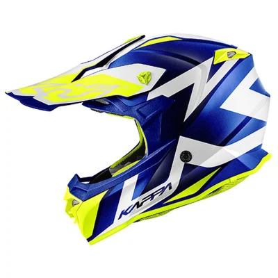 Kask cross/enduro KV49 Evo Great niebieski mat/biały XL ECE 22R06 - Kappa Kask cross/enduro KV49 Evo Great niebieski mat/biały XL ECE 22R06 - Kappa