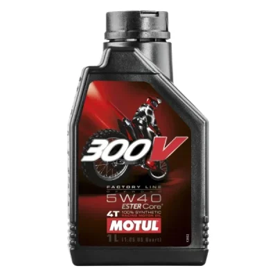 Olej silnikowy 4T 300V 5W40 syntetyk 1L off road - Motul