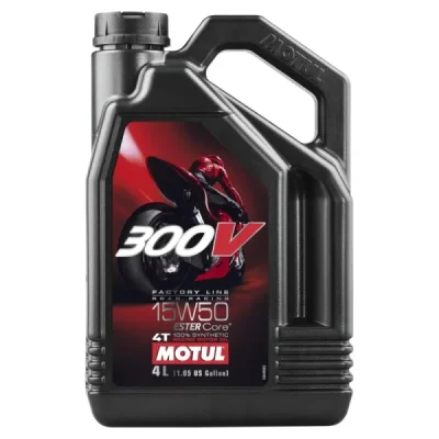 Olej silnikowy 4T 300V FL Road Racing 15W50 syntetyk 4L - Motul