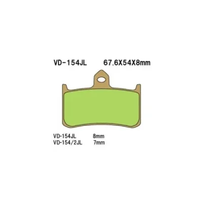 Klocki hamulcowe Vesrah (VD-154JL) Klocki hamulcowe Vesrah (VD-154JL)