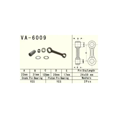 Korbowód Vesrah Yamaha YZ 250 (99-07) (VA-6009) Korbowód Vesrah Yamaha YZ 250 (99-07) (VA-6009)