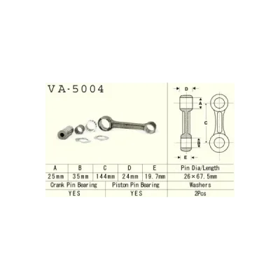 Korbowód Vesrah Honda CR 500 (87-01) (VA-5004) Korbowód Vesrah Honda CR 500 (87-01) (VA-5004)