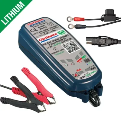 Ładowarka akumulatorów Optimate Lithium 4S 12.8V/13.2V 0.8A 1-10Ah LiFePO4/LFP SAE - Optimate Ładowarka akumulatorów Optimate Lithium 4S 12.8V/13.2V 0.8A 1-10Ah LiFePO4/LFP SAE - Optimate