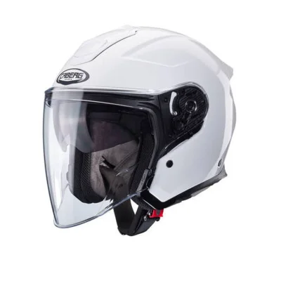 Kask otwarty Jet Flyon II Solid biały połysk L - Caberg