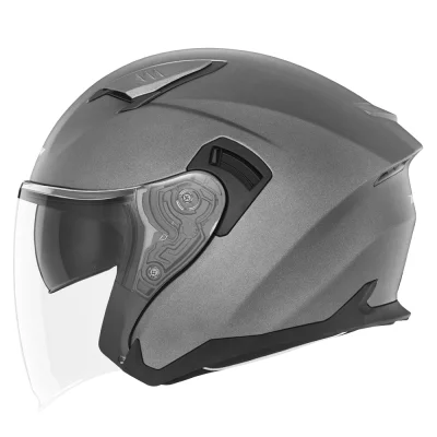 Kask otwarty jet N130 Solid tytanowy mat M z blendą - NOX Kask otwarty jet N130 Solid tytanowy mat M z blendą - NOX