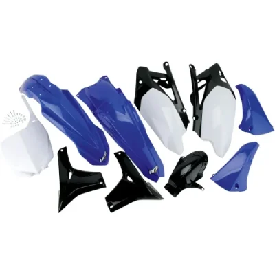 Komplet plastików UFO Yamaha YZF 450 10 OEM niebieski biały czarny (YAKIT309999) Komplet plastików UFO Yamaha YZF 450 10 OEM niebieski biały czarny (YAKIT309999)