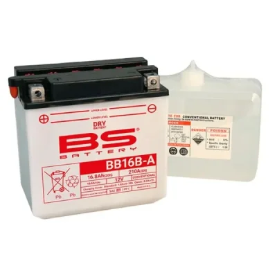 Akumulator BS Battery BB16B-A YB16B-A 16Ah obsługowy 210A (310580)