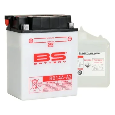 Akumulator BS Battery BB14A-A2 YB14A-A2 14Ah obsługowy 175A (310571) Akumulator BS Battery BB14A-A2 YB14A-A2 14Ah obsługowy 175A (310571)