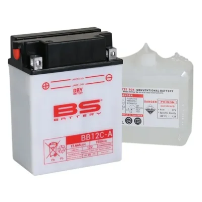 Akumulator BS Battery BB12C-A YB12C-A 12Ah obsługowy 155A (310566)