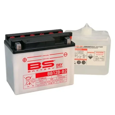Akumulator BS Battery BB12B-B2 YB12B-B2 12Ah obsługowy 155A (310565)