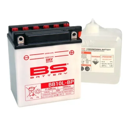 Akumulator BS Battery BB10L-BP BB10L-B YB10L-BP 11Ah obsługowy 165A (310558) Akumulator BS Battery BB10L-BP BB10L-B YB10L-BP 11Ah obsługowy 165A (310558)