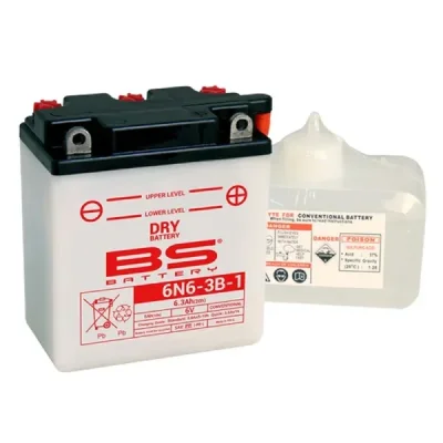 Akumulator BS Battery 6N6-3B-1 6V 4Ah obsługowy (310519) Akumulator BS Battery 6N6-3B-1 6V 4Ah obsługowy (310519)