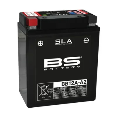 Akumulator BS Battery BB12A-A2 YB12A-A2 12Ah bezobsługowy zalany 150A (300881)