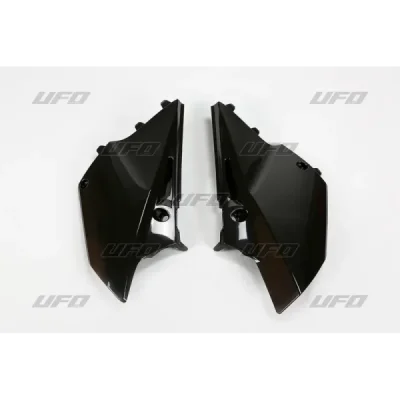 Komplet plastikowych osłon bocznych tylnych UFO Yamaha YZ 125 250 15-20 czarne (YA04842001)