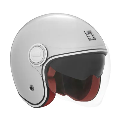 Kask otwarty jet Heritage Solid srebrny S - NOX Kask otwarty jet Heritage Solid srebrny S - NOX