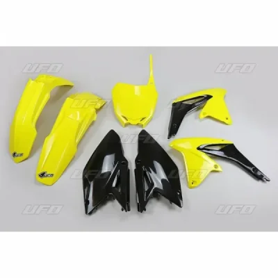 Komplet plastików UFO Suzuki RMZ 450 14-17 OEM żółty czarny (SUKIT417999K) Komplet plastików UFO Suzuki RMZ 450 14-17 OEM żółty czarny (SUKIT417999K)